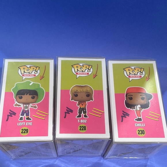 Funko Pop! TLC Trio Set - Chilli, T-Boz, Left Eye #228,229,230 NEW - Picture 5 of 6